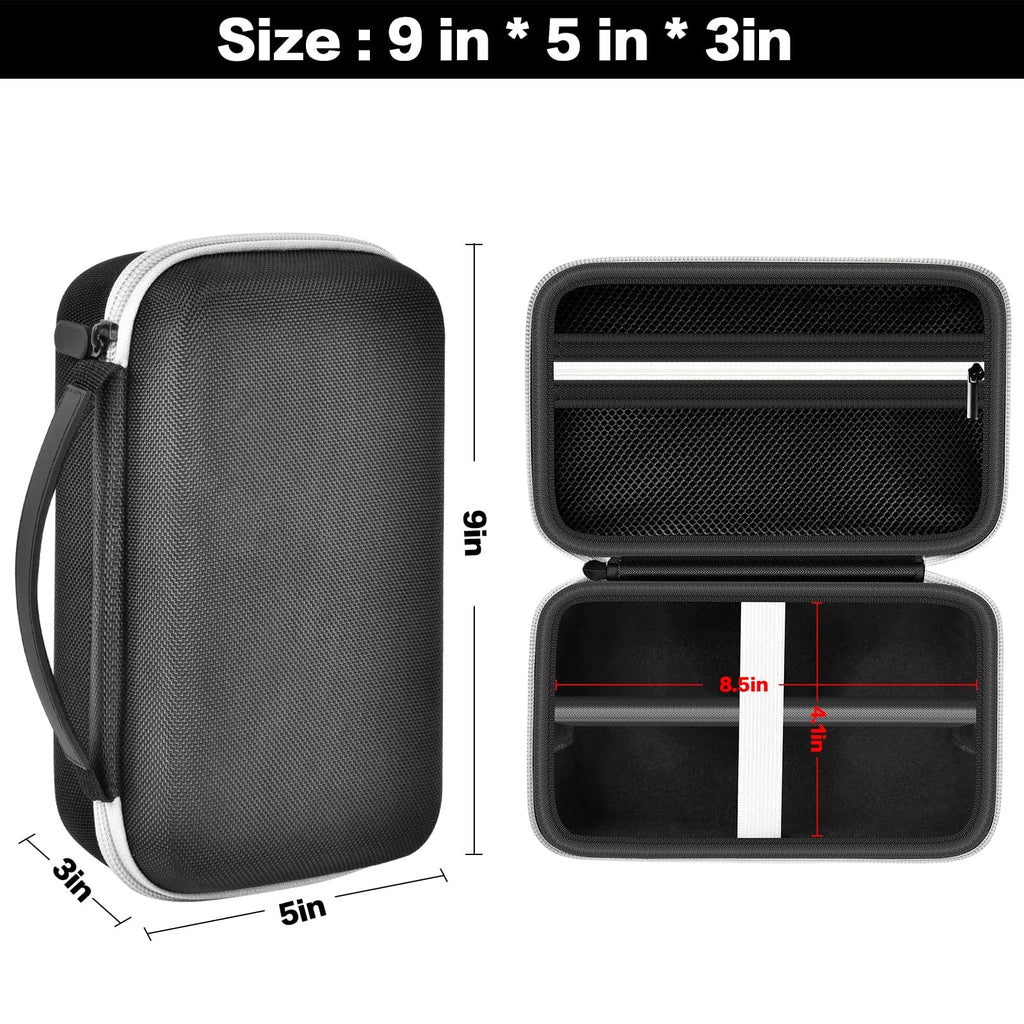 Grapsa Case Compatible with Novah for Ufree for KIKIDO for GLAKER for FADEKING for GSKY for Romanda Professional Hair Clippers, Beard Trimmer Grooming Storage Holder for Hair Trimmers Set (Box Only)