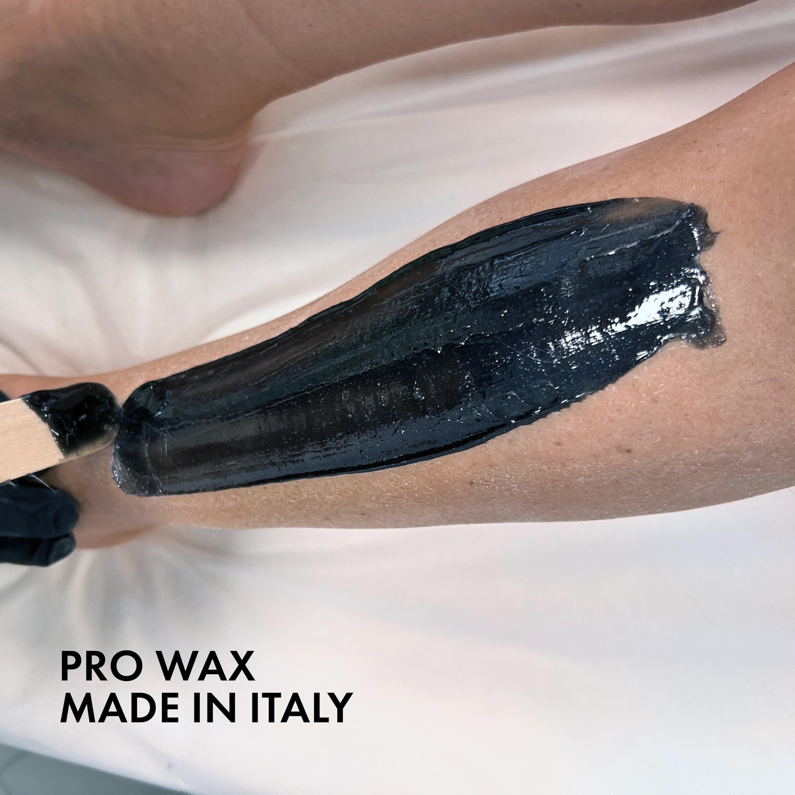 Italwax Black Magic - 0,45Kg / 1lb - Hard wax beads for hair removal - Scent free - Synthetic formulation ideal for sensitive skins - Recommended for Bikini Area and Armpits
