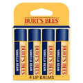 Burt's Bees 100% Natural Lip Balm - Vanilla Bean Flavor, Moisturizing & Nourishing | 4 Tubes