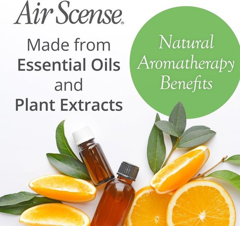 Air Scense Air Freshener - Natural Orange Essential Oil Room Spray | 7 fl oz (2-Pack) for Home & Bathroom