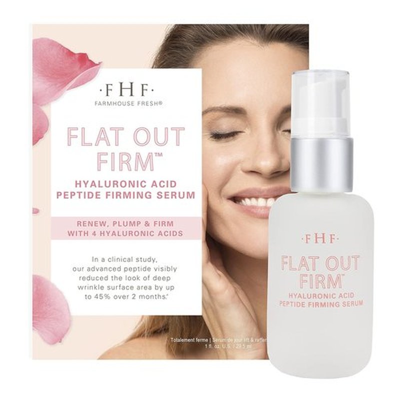 FarmHouse Fresh Firming Serum - Flat Out Firm Hyaluronic Acid & Peptides, 1 oz.