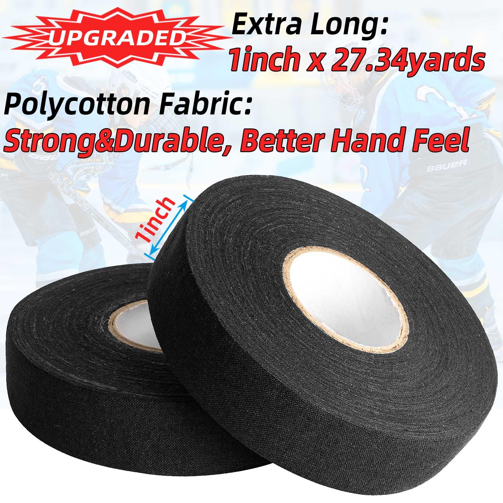 Miaozhun Tactical Tapes, 1 Inch x 27.34 Yards Goon Grip Tapes, Multipurpose Wrap Tape for Guns, Handgun, Rifle, Hockey, Lacrosse, Baseball, Softball Bats, Sport Handle, Gardening Tools (Forest Camo)