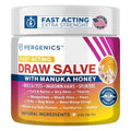 Pergenics Manuka Honey Draw Salve Ointment for Skin Soothing, Boil & Cyst, Ingrown Hair, Splinter Remover, Bug Spider Bites, Bee Sting, Mosquito Itching, Poison Ivy, Minor Cuts, Burns, 2 Oz