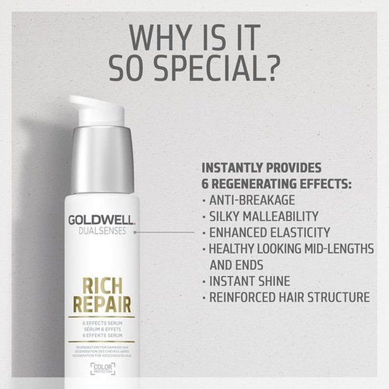 Goldwell Dualsenses Shampoo - Nourishing Formula for All Hair Types | 10.1 Fl Oz