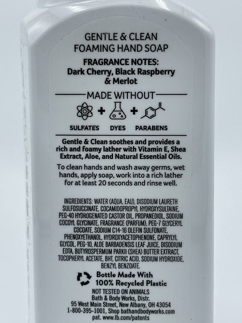 Bath and Body Works Kitchen Favorites Gentle & Clean Foaming Hand Soap, 8.75 fl. oz. (Variety, 5-Pack)