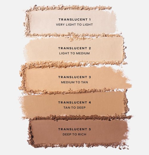 Saie Slip Tint Baked Setting Powder - Translucent Face Makeup for a Natural Radiant Finish | Blurs & Brightens - Light to Medium (0.24 oz)