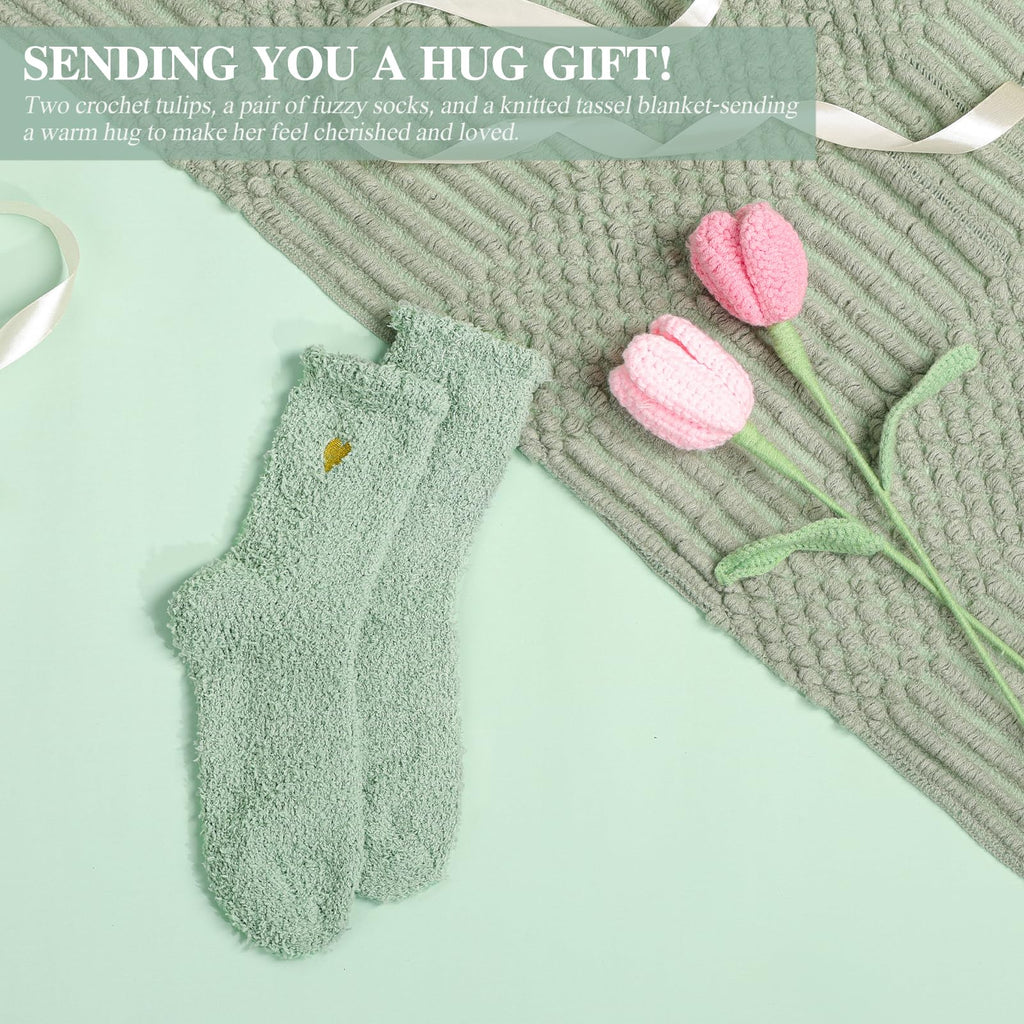 CuriBox Birthday Gifts for Women - 13PCS Unique Happy Birthday Easter Gifts Basket for Mom Her Best Friend Sister Wife Girlfriend Coworker - Relaxing Spa Self Care Package Mothers Day Set (Green)