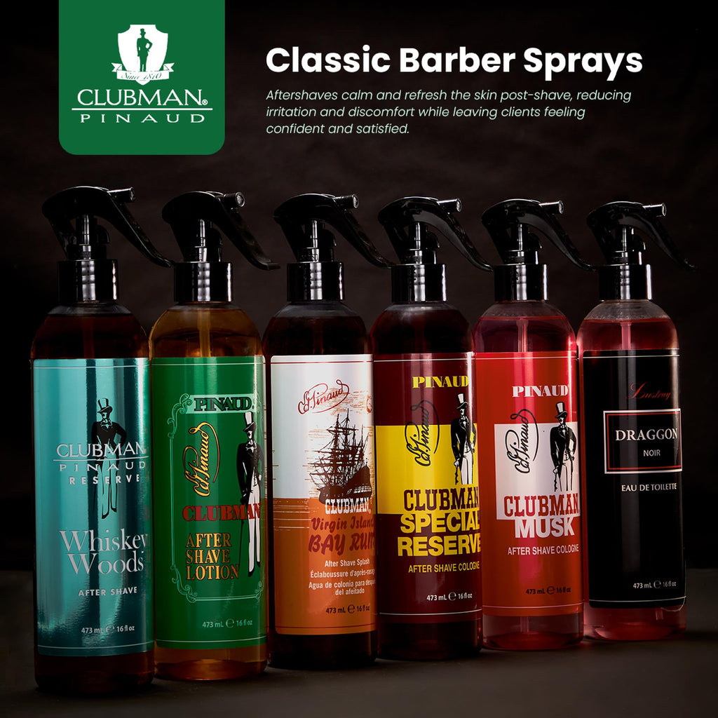 Clubman Virgin Island Bay Rum After Shave Spray Cologne - Classic Aftershave for Men Splash, After Shaving, 16 fl oz