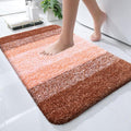 OLANLY Microfiber Bath Rug Mat - Extra Soft & Absorbent | Quick-Dry, Machine Washable, 24x16, Orange