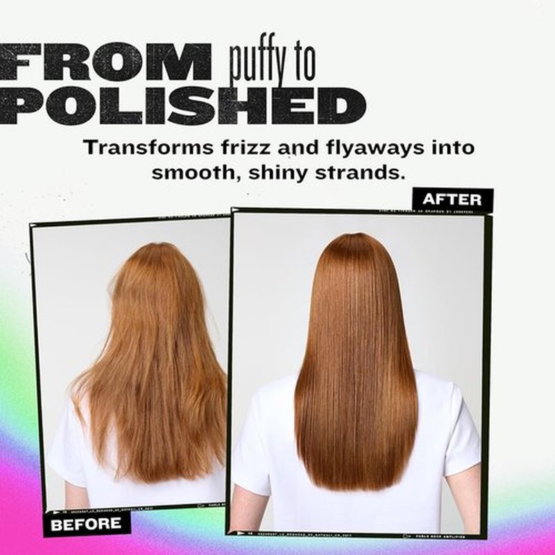 TIGI Bed Head Straighten Out Anti-Frizz Serum - Smooth, Sulfate-Free Formula for All Hair Types