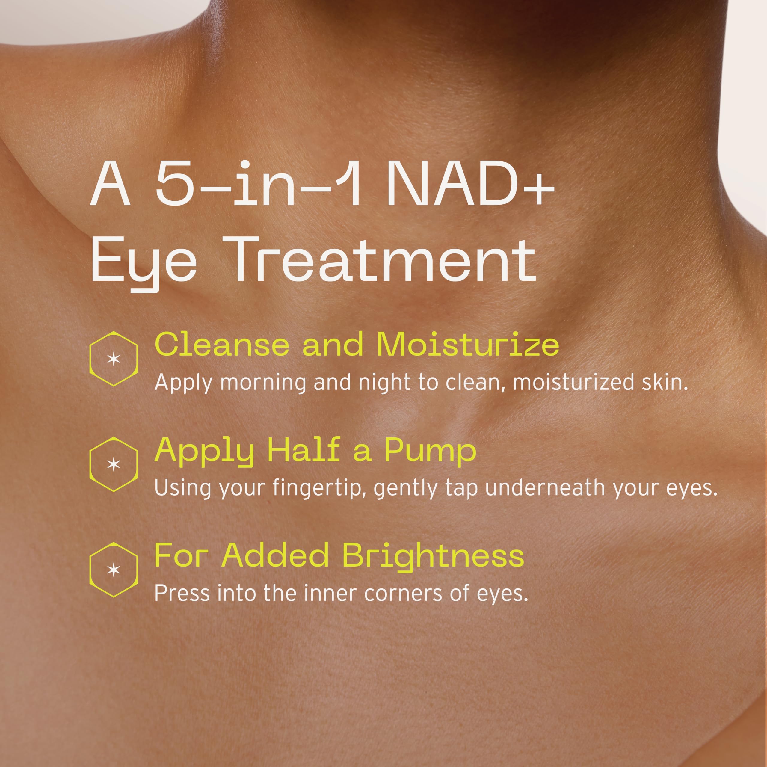 Aramore NAD+ Cell Energizing Skin Care Treatment with Proprietary NAD+ Precursor Complex, Clinically Proven to Target 12 Signs of Aging - 50ml
