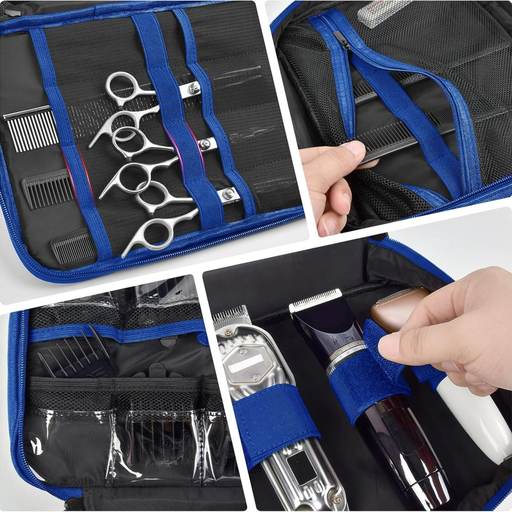 Hair Clipper Bag for Barbers, Clippers, Guards, Shears and Accessories
