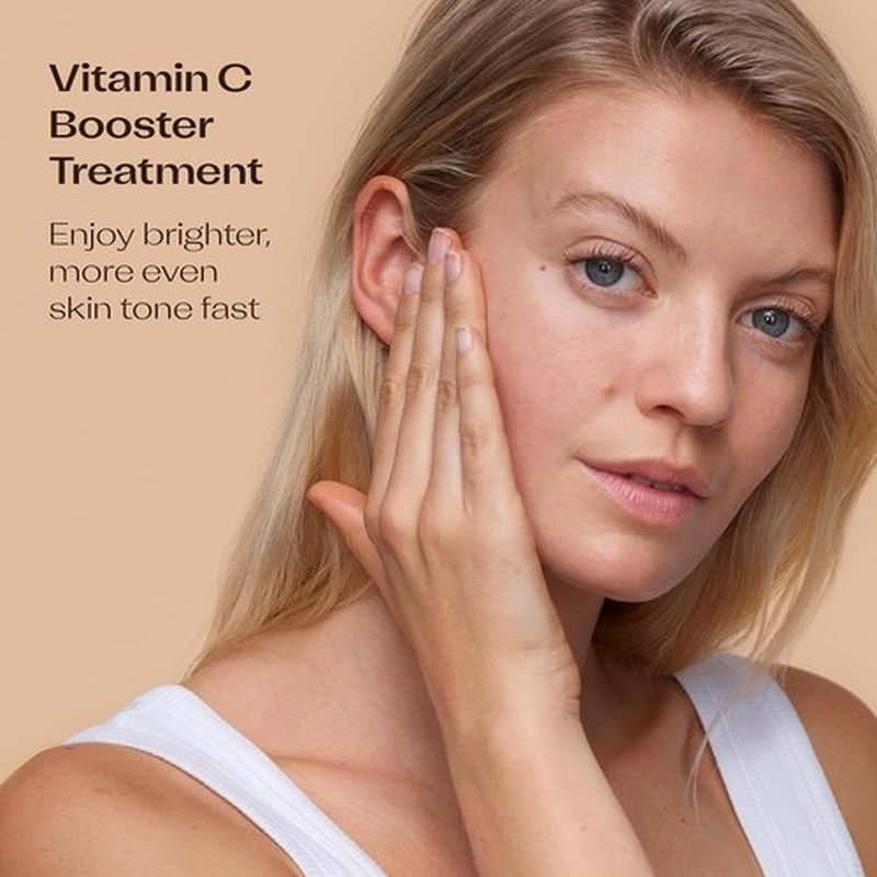 Trilogy Vitamin C Booster Treatment - Illuminating Serum with Hyaluronic Acid | 0.51 Fl Oz