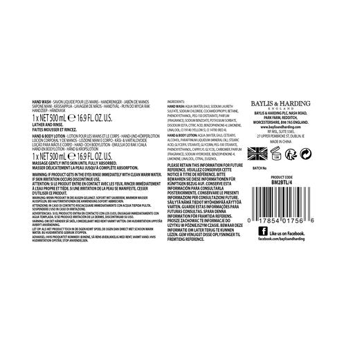 Baylis & Harding Sweet Mandarin & Grapefruit 16.9 Ounces Hand Wash & Lotion