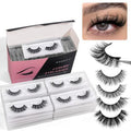 MAGEFY 20 Pairs False Eyelashes,4 Styles Eyelashes 7mm-16mm Lashes Natural Look to Dramatic False Eyelashes with Portable Boxes,Style-2