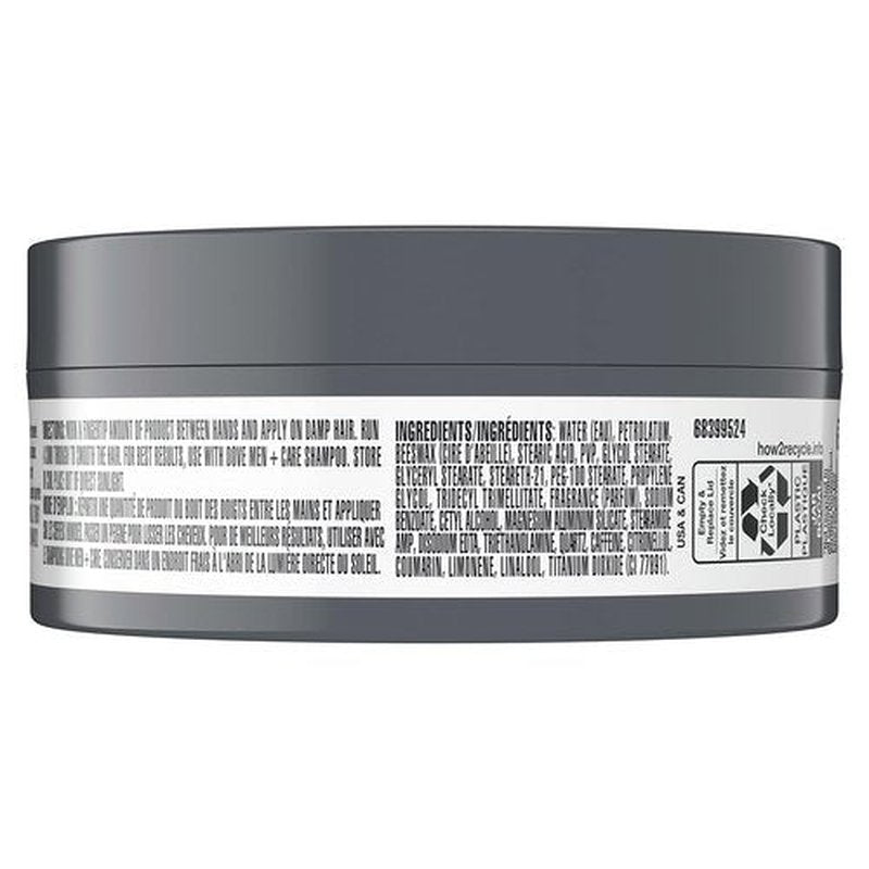 DOVE MEN + CARE Sculpting Hair Paste - Medium Hold Hair Styling Aid for Textured Look | 1.75 oz (3 Count)