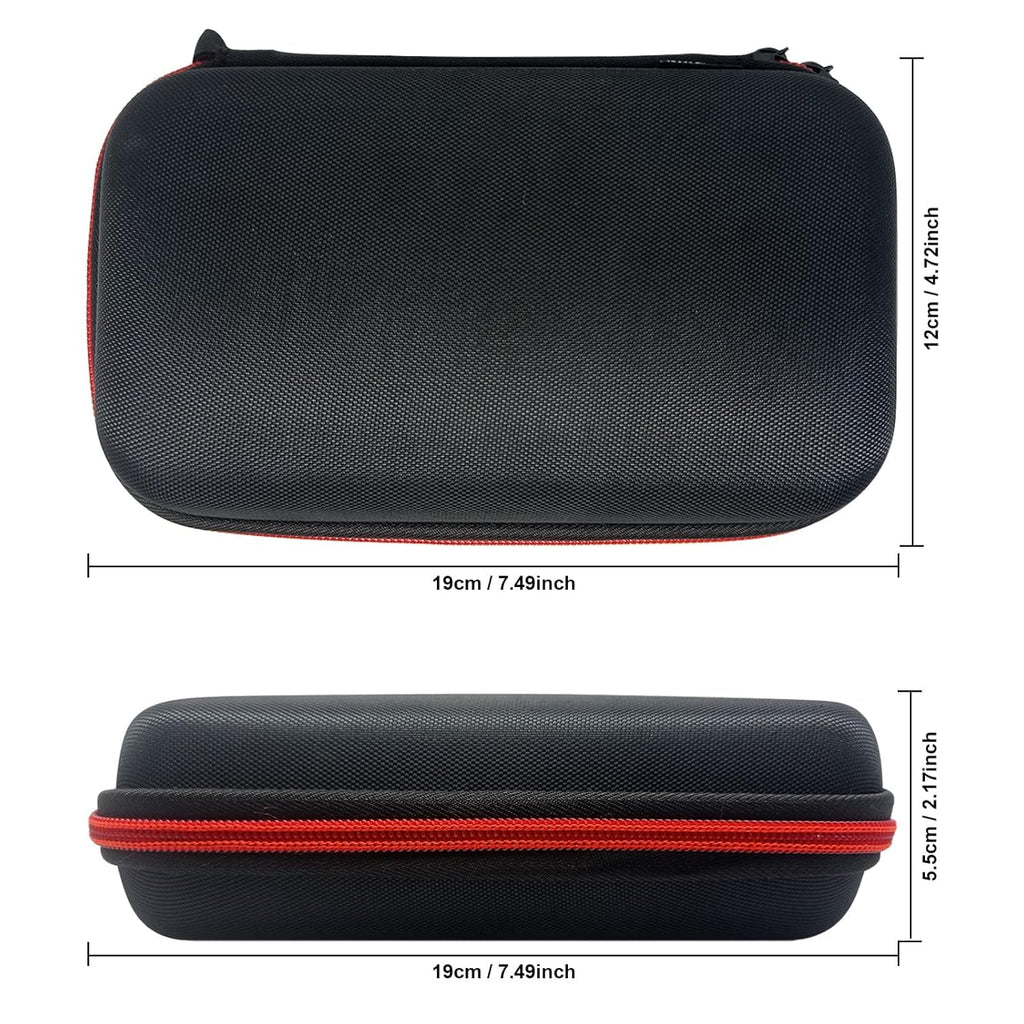 LinMei Hard Travel Carrying Case Compatible with One Blade, Series XT5 Hybrid Electric Trimmer and Shaver Black (Black-Red)