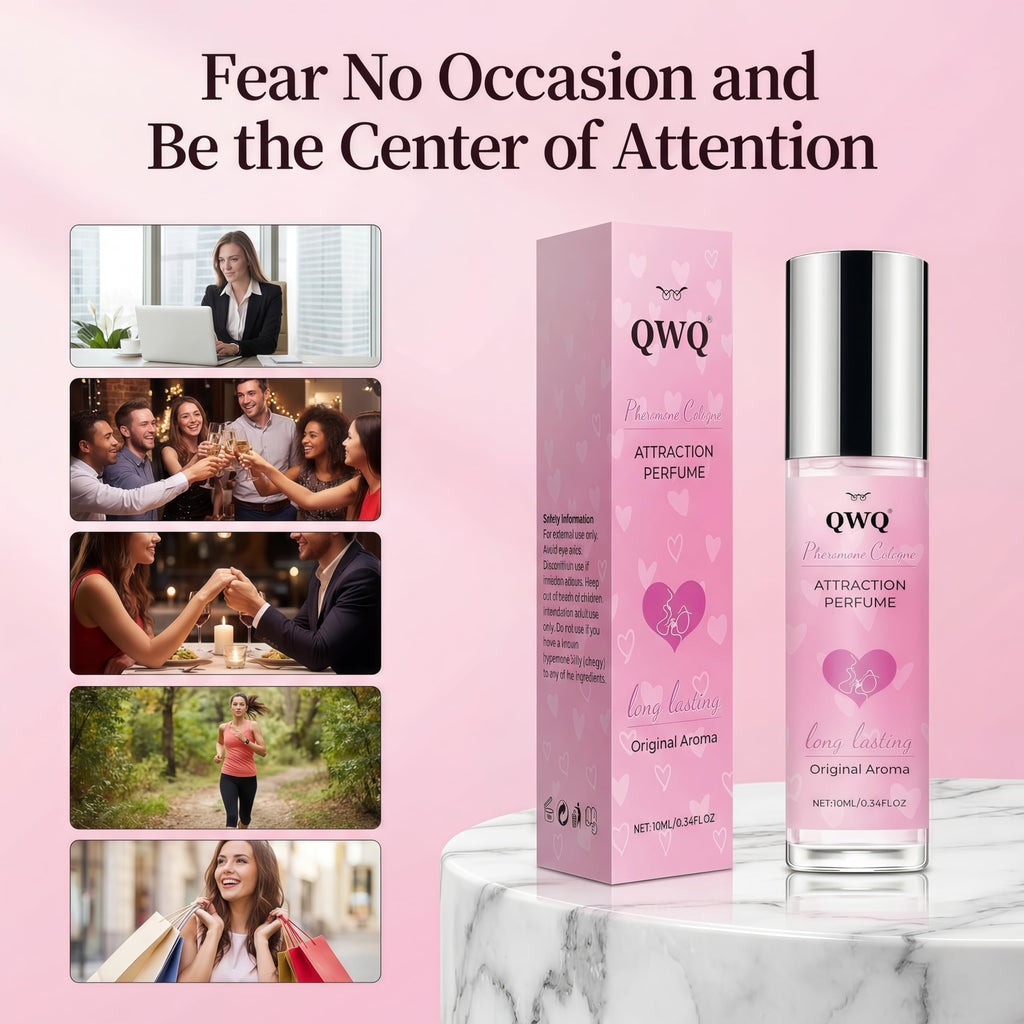 QWQ] Pheromone Perfume for Women, Long Lasting Oil Based Perfume to Attract Men, Fruity & Floral Scent Cologne, Portable Roll On Fragrance for Travel & Dating, Essential Oil Gifts for Her (1, Floral)