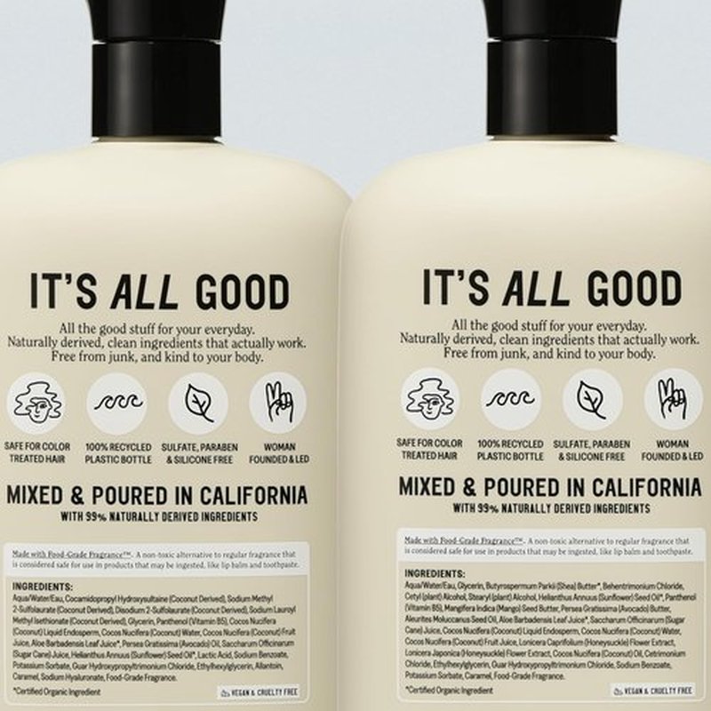 California Naturals Coconut Shampoo & Conditioner Set - Natural, Vegan & Sulfate-Free | 20 Fl Oz (Pack of 2)