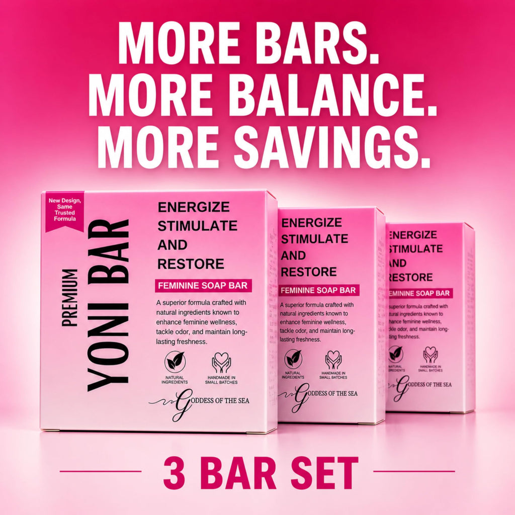 Premium Yoni – Natural Feminine Care Soap for pH Balance, Odor Control & Hydration | Organic Herbal Ingredients | Gentle Yet Effective for Daily Intimate Hygiene | Handmade & Vegan (3oz)
