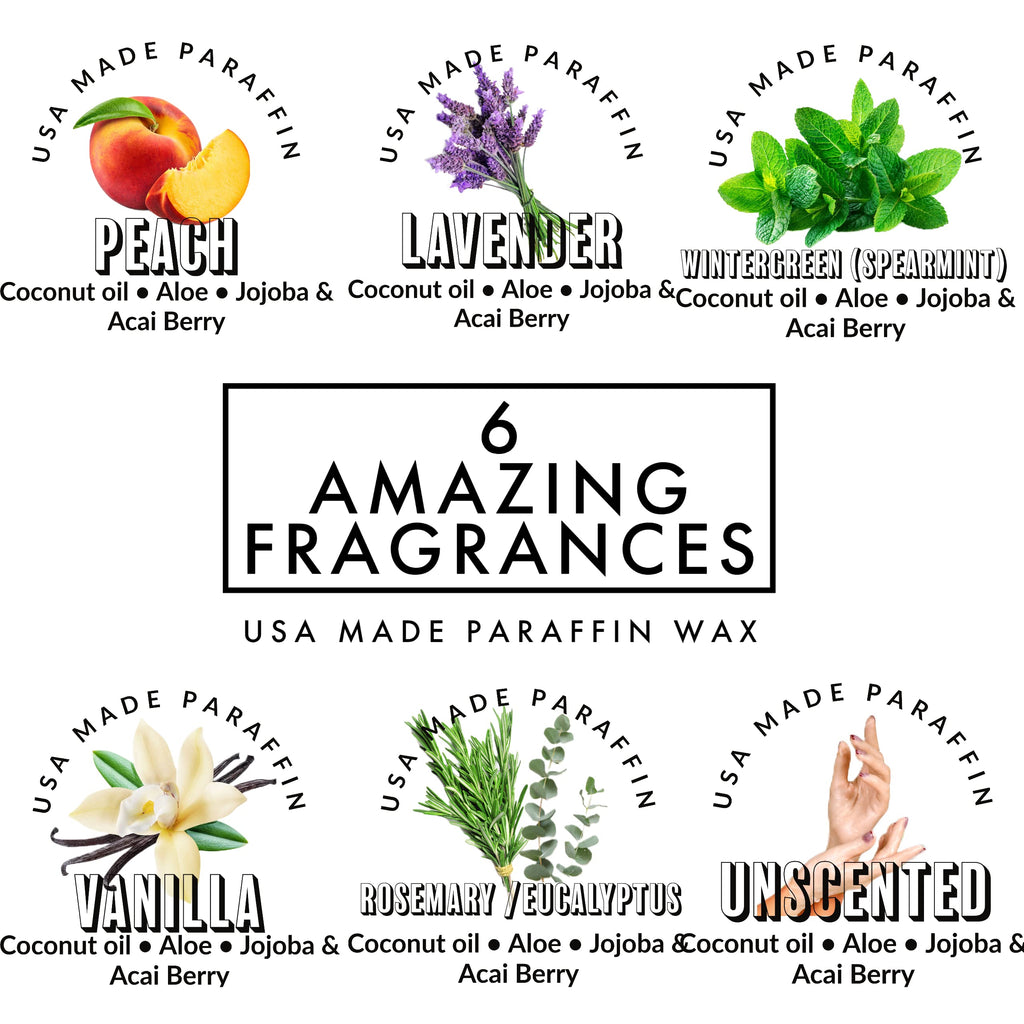 Paraffin Wax Refills 36lb Bulk by FLEUR DE SPA – Made in USA – Infused with Coconut & Jojoba Oils – Professional-Grade, Moisturizing & Soothing for Hands, Feet & Body – Spa & Salon Use