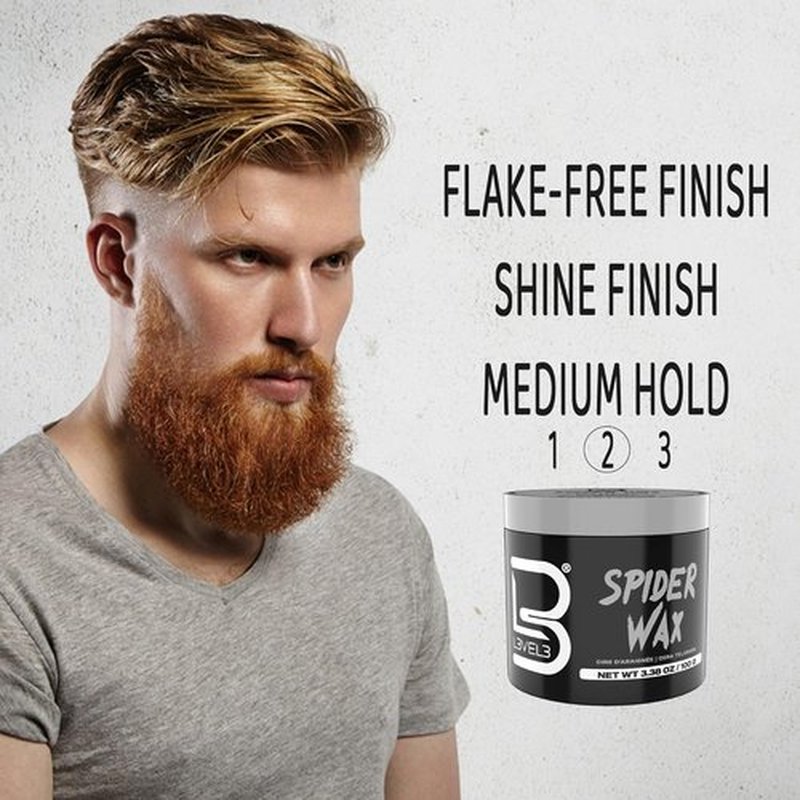 Level 3 Spider Wax - Strong Hold Hair Styling Wax for Enhanced Volume and Texture