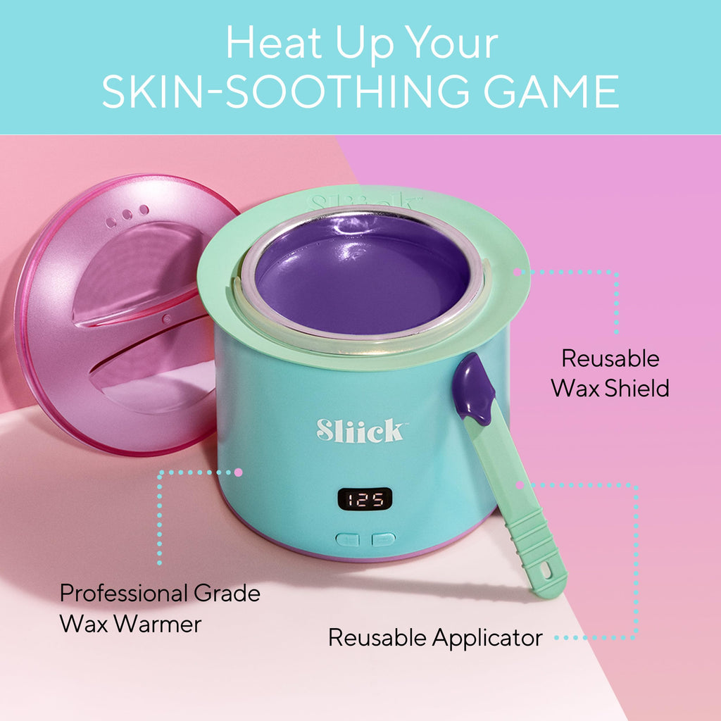Sliick Professional Wax Warmer – At Home Waxing Kit for Women, At Home Wax Kit for Face & Body Hair Removal