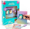 Squishmallows Original Diary Set - Fun Journaling Kit with Stickers, Pen & Sketchbook for Kids | 5x7 Size