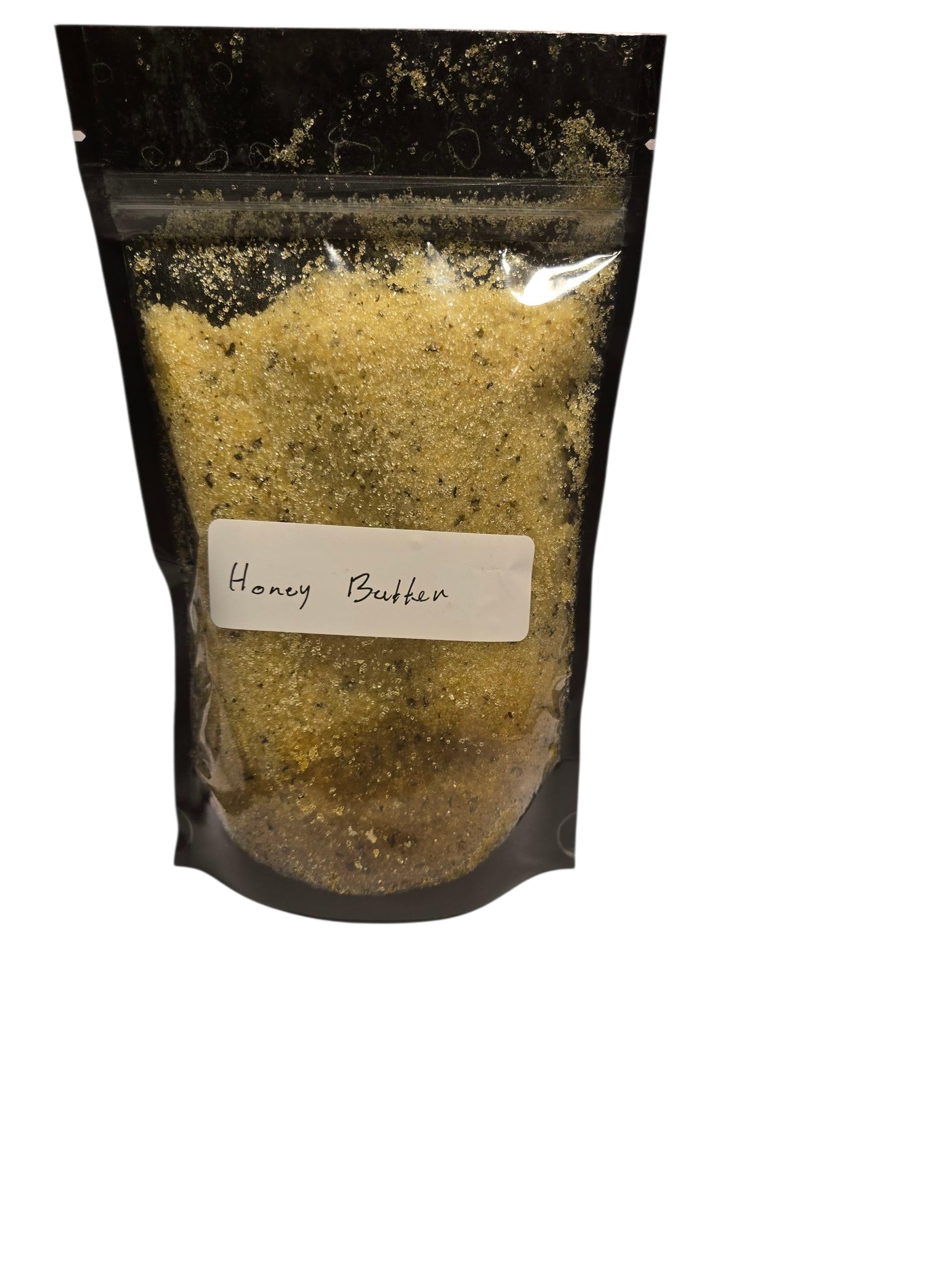 Herbal Sanctuary Wellness Honey Butter Sugar Scrub, Detoxifying Natural Exfoliant with Shea Butter, Coconut Oil, 12 oz