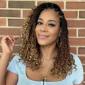 Firstcyh Hair 8 Packs Goddess Box Braids Crochet Hair for Black Women -14 Inch Crochet Braids Hair Bohomian Box Braid Crochet Hair Synthetic Braiding Hair (1B/30/27)