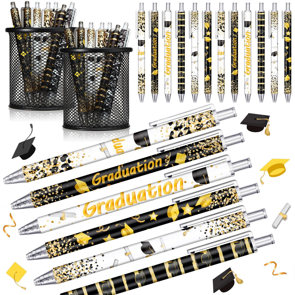 Leinuosen 72 Pieces Graduation Ballpoint Pen Class of 2026 Gifts Graduation Pens Graduation Party Favors for Graduation Party Favor Student, School Office Home Supplies