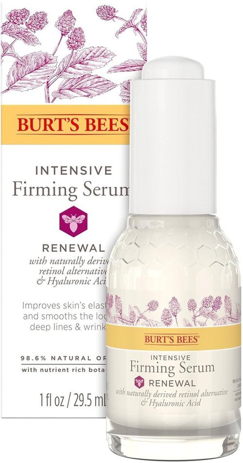 Burt's Bees Renewal Intensive Firming Serum - Natural Retinol Alternative & Hyaluronic Acid, 1 fl. oz.
