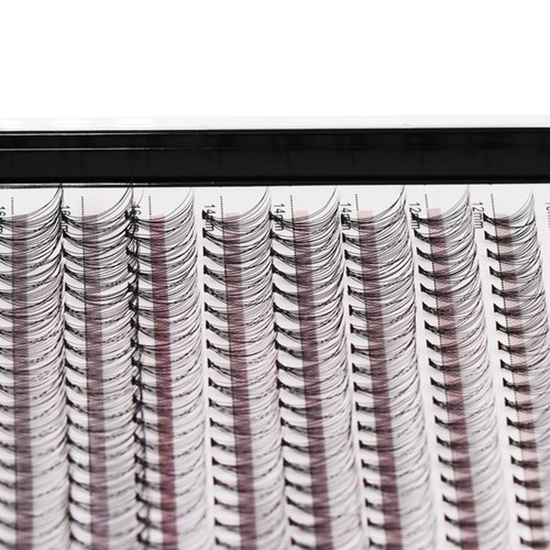 Bodermincer Large Box 200pcs 10D, 8-10-12-14mm Mixed Professional Makeup Individual Cluster Eye Lashes Grafting Fake False Eyelashes (10-12-14-16mm Mixed)