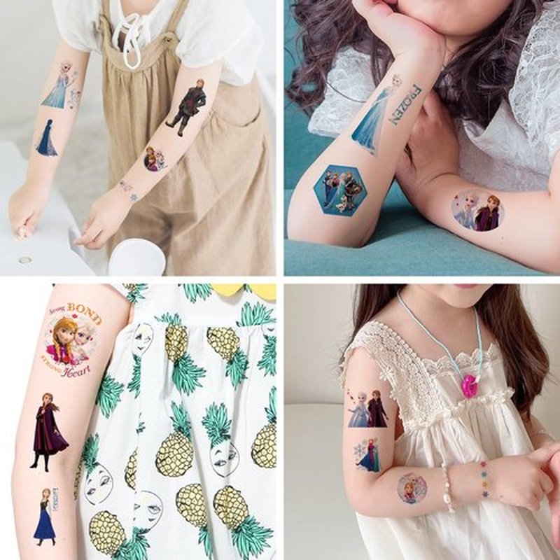 100Sheets Frozen Temporary Tattoos,Cartoon Frozen Temporary Tattoos Gift For Fan Birthday Party Decorations for Home Activity Class Prizes Carnival Christmas Rewards