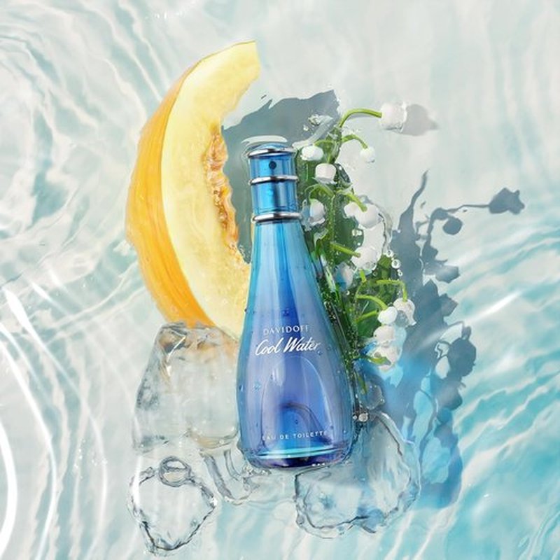 Davidoff Cool Water Eau de Toilette | Fresh Floral Women's Perfume with Watermelon & Lily Notes – Long-Lasting Fragrance