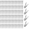 HOFASON 100 Pcs Nail Clippers Bulk for Men Women Adult, Professional Stainless Steel Fingernail & Toe Nail Clipper Cutter Set Travel Manicure Pedicure Trimmer Kit Gift for Homeless Supplies