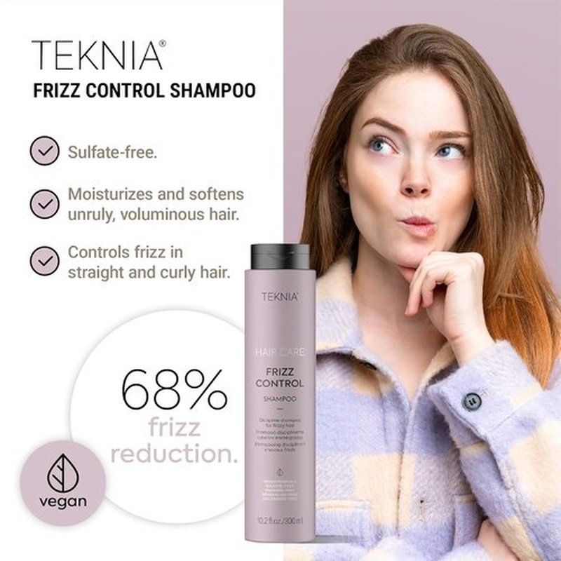 LAKMÉ Teknia Frizz Control Shampoo - Anti-Frizz Solution for Curly Hair | 300ml