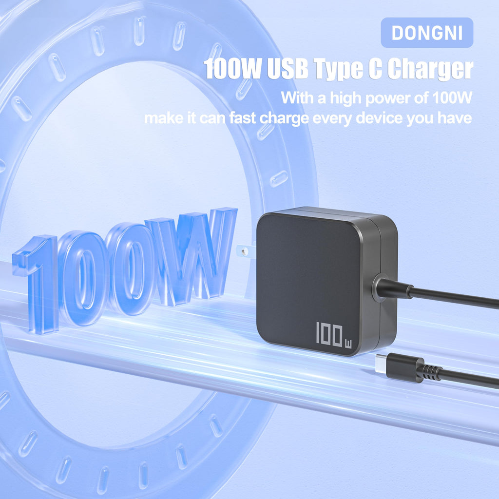 100W USB C Fast Charger Compatible with Steam Deck, Switch 2 Power Cord