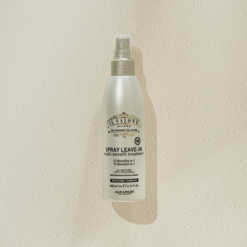 Il Salone Milano Professional 12-In-1 Leave-In Hair Treatment - Heat Protectant - Detangling Spray - Frizz Control - Repairs Hair Breakage - Nourishes - For All Hair Types (6.76 fl oz / 200 ml)