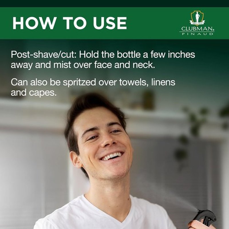 Clubman After Shave Lotion - Classic Barber Splash for Men, Soothing Scent, 16 fl oz