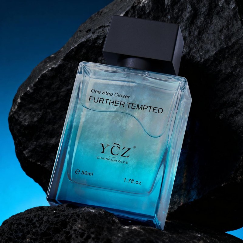 Ycz Men's Blue Wood Shadow Perfume - Long Lasting Eau De Parfum Cologne, 1.7 oz | Perfect Holiday Gift