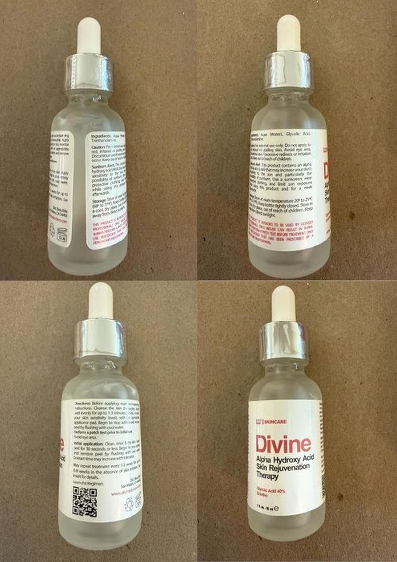 Alpha Hydroxy Acid | Glycolic Acid Peel 40% - Professional Exfoliant for Acne Scars & Wrinkles