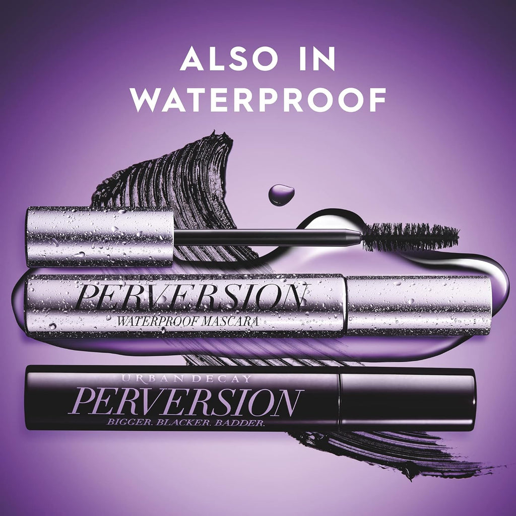 Urban Decay Perversion Volumizing Mascara - Intense Black, Smudge-Resistant & Flake-Free Lash Lengthening