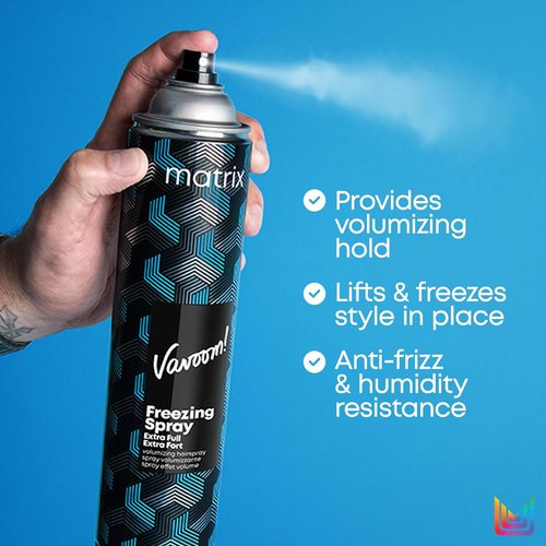 Matrix Vavoom Extra Full Freezing Finishing Spray - High-Hold Volumizing Hairspray for All Hair Types