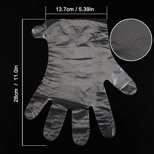 100pcs Paraffin Wax Bath Liners for Hand, Niubow Plastic Thermal Therabath Glove, Hot Wax Therapy Mitten Bags Covers for Heated Mitts Treatment
