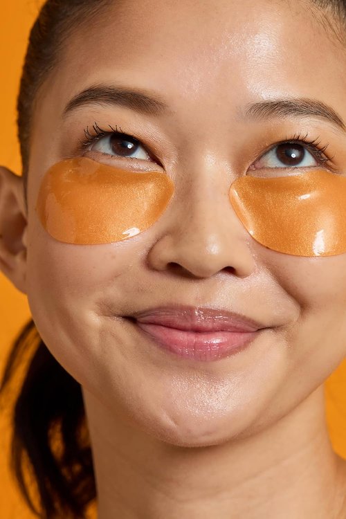 TONYMOLY Plump-Kin Retinol Hydrogel Eye Patches - Hydrating Under Eye Treatment with Pumpkin Extract, 30 Pairs