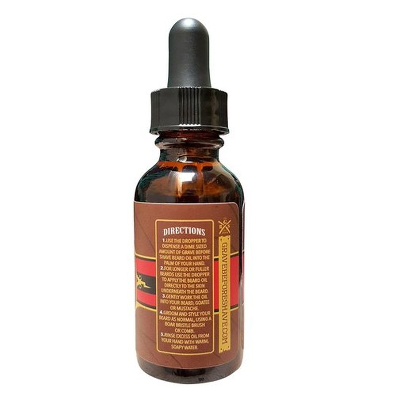 Grave Before Shave™ Beard Oil - Cigar Blend for Nourished, Soft Facial Hair
