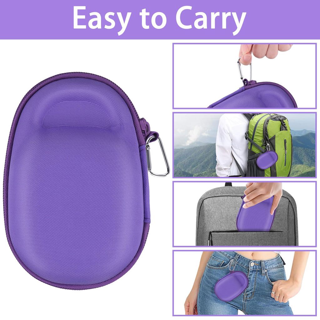 Aenllosi Hard Case for JBL Clip 5 Speaker, Purple