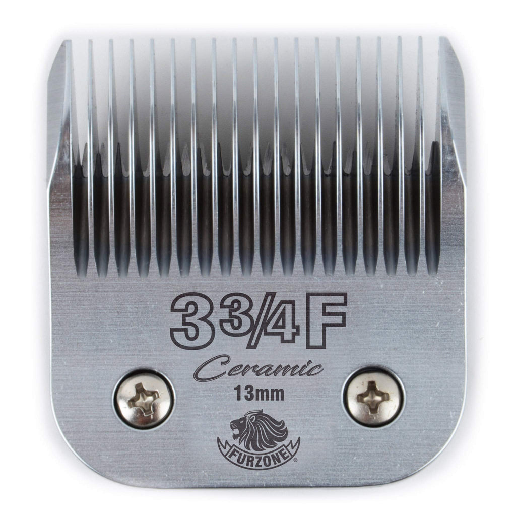 FURZONE Detachable Ceramic Blade - Size 3 3/4F Blade 1/2", Made of High-Tech Ceramic Materials, Compatible with Most Andis, Oster, Wahl A5 Clippers