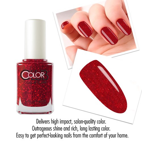 Color Club Ruby Slippers Color Club Nail Lacquer .5 Fl Ounce - 15 Ml, 0.5 Fluid_Ounces